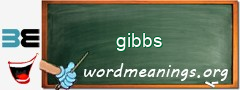 WordMeaning blackboard for gibbs